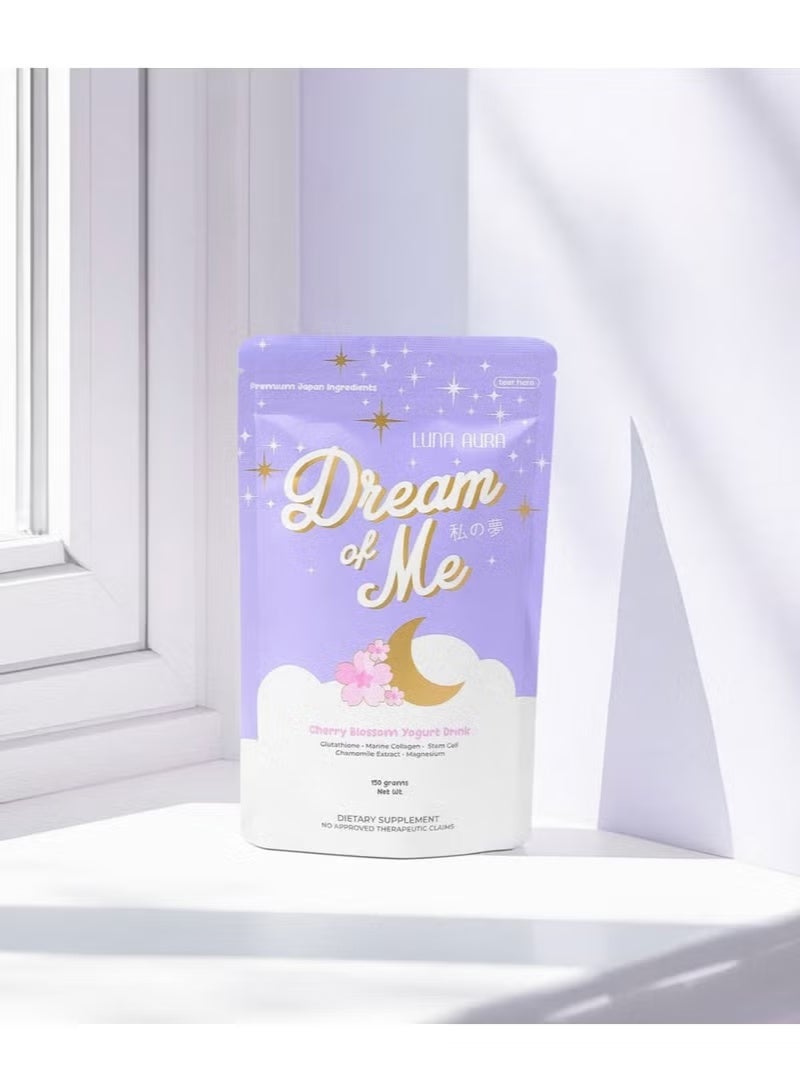 Luna Aura Dream of Me Cherry Blossom Yogurt Drink Glutathione and Coll – True Beauty Skin Essentials